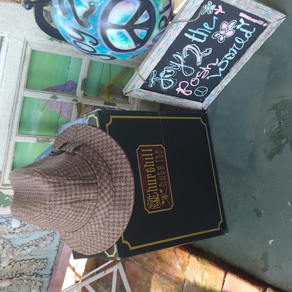 Trav'Ler Vintage brown tweed hat Country Gentleman